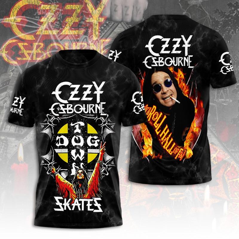 Rock Ozzy Band 3d Print T-shirt Men Women Fashion Hip Hop Short Sleeve Oversized Sports O-Neck Tops Tees Men Clothes