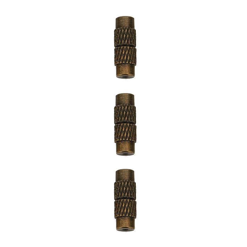 

20pcs Metal Copper Necklace Screw Clasps Hooks Golden Color 11mm End Fasteners Connectors For Diy Jewelry Making Accessories бронзовий