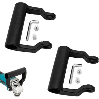 Poignée auxiliaire antidérapante 8 mm pour meuleuse d'angle, absorbant les chocs, pour meuleuse de type 100, poignée métallique universelle, main courante, meulage, ponçage