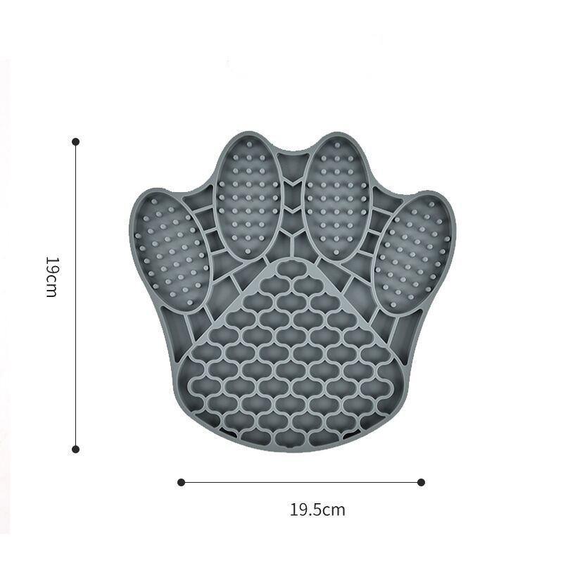 Pet Licking Mat Portable Anxiety Relief Dog Lick Pad Cup Bowl Transfer Plate Dog Slow Feeder Silicone Pet Bath Products Cat Bowl