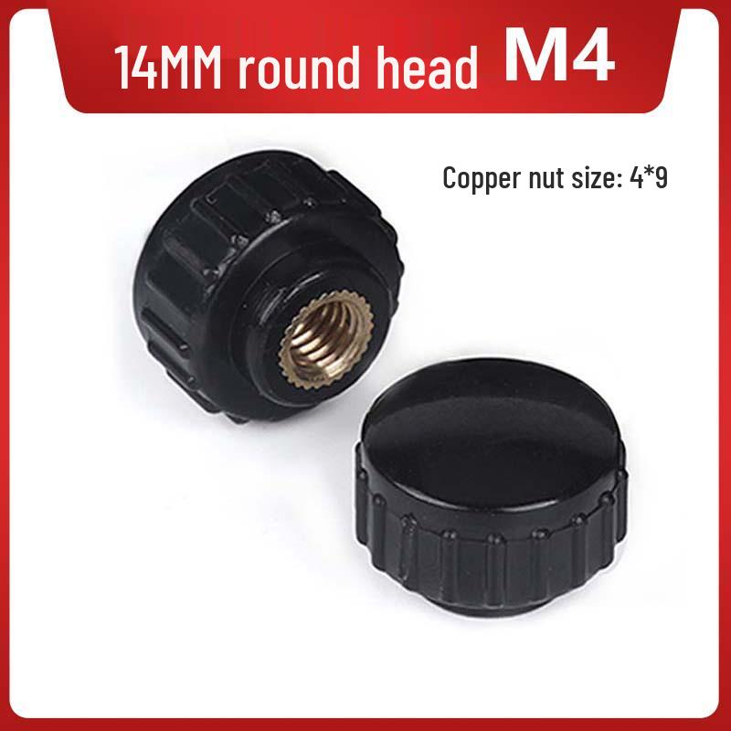 Пластиковая ручка с резьбой и латунной гайкой - Доступны различные стили