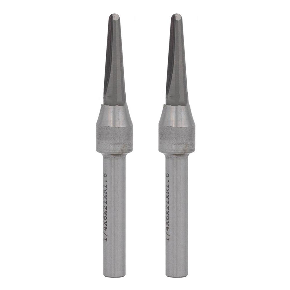 

2Pcs Woodworking Milling Cutter TCT Grooving Cutter Precision V-Shaped Tool Replacement For Wood Bending For Wood Bending