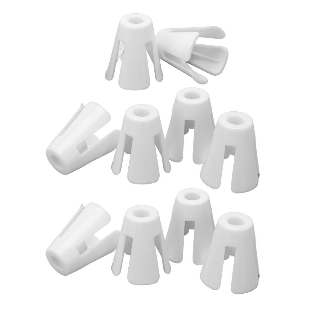 10pcs Sewing Accessory Plastic Coil Claw Lightweight Sturdy Durable Thread Cone Holder White Thread Holder Industrial Sewing