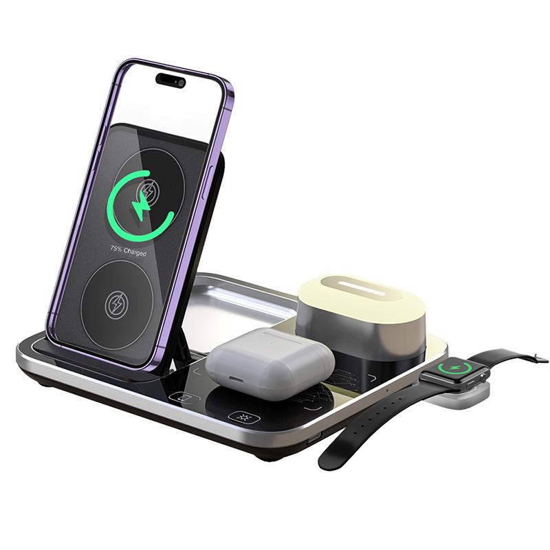 Foldable 4-in-1 Wireless Charger for Apple Devices