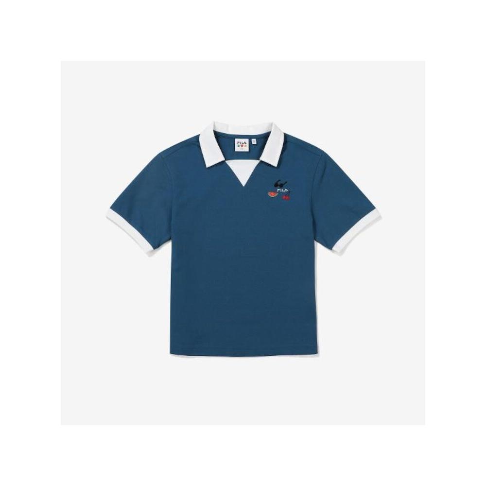 

[Fila Kids] Fila X Susu Jin Summer Karati fk2tsf2s01X Vtb q0zfk2tsf2s01XVtb VINTAGEBLUE/155