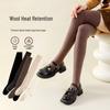 Extra Thick Fleece-Lined Wool Over-the-Knee Socks for Autumn/Winter - Non-Slip Long Japanese JK Style Leg Warmers