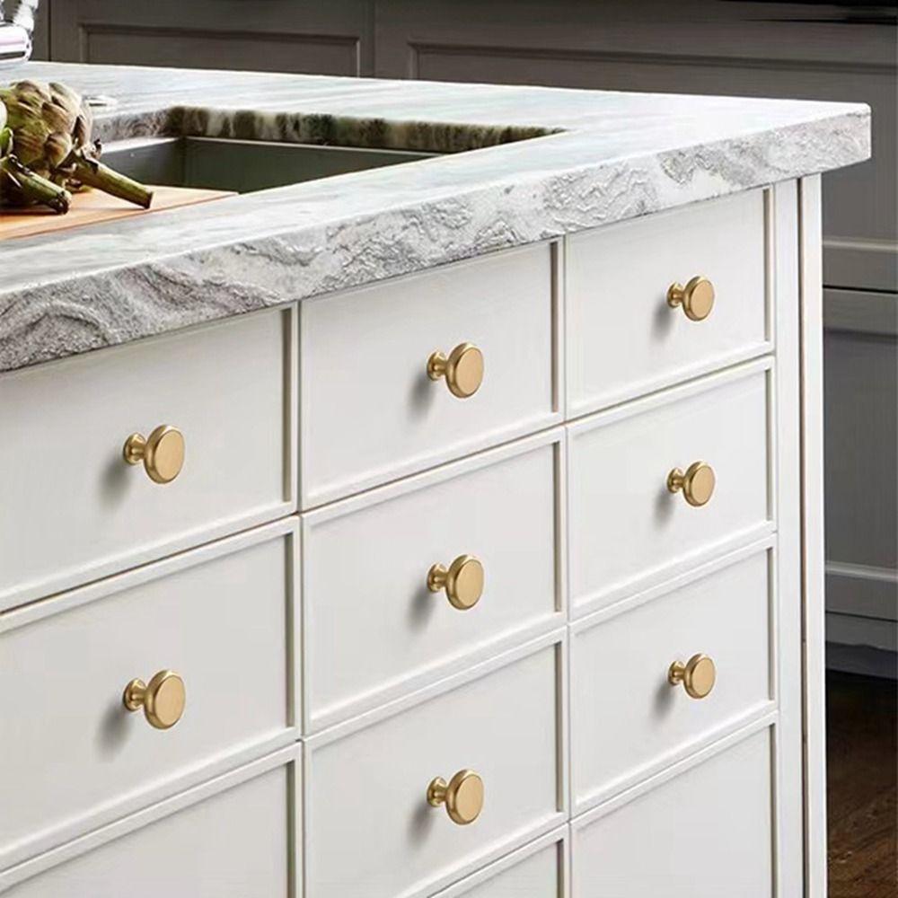 Zinc Zinc Zinc Alloy Gold Modern Durable Simple Cabinet Handle Door Pull Drawer Knob Furniture Hardware