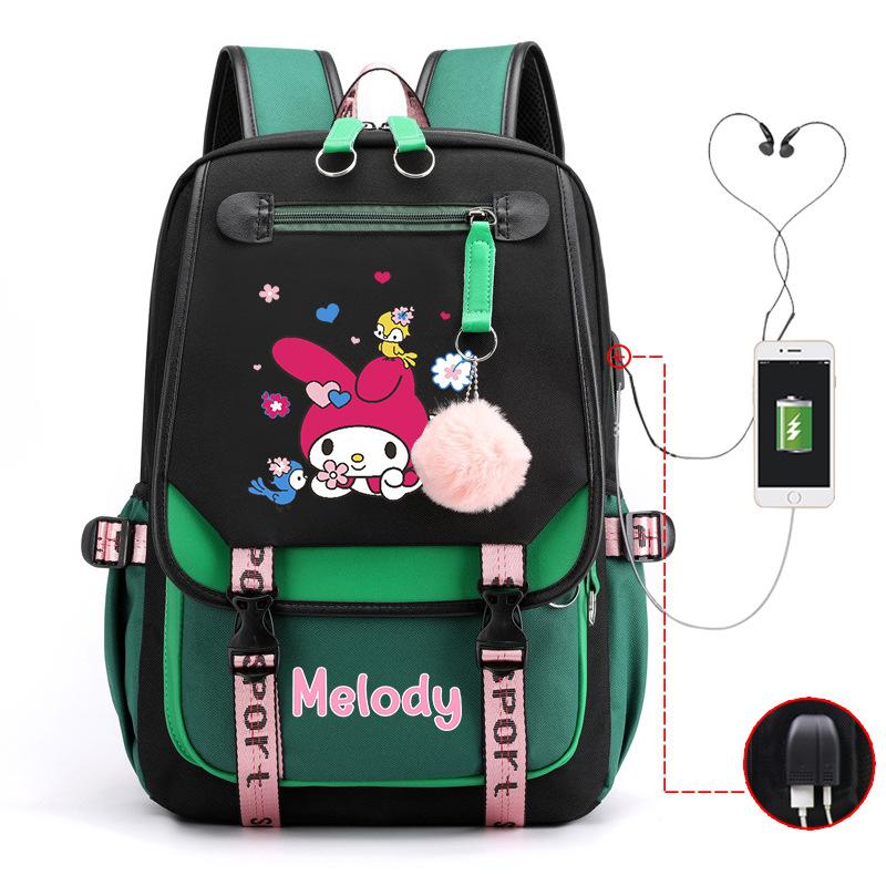 Cartoon Pink Rabbit Children'S School Bag Elementary School Girls Large Capacity Japanese Girls Backpack