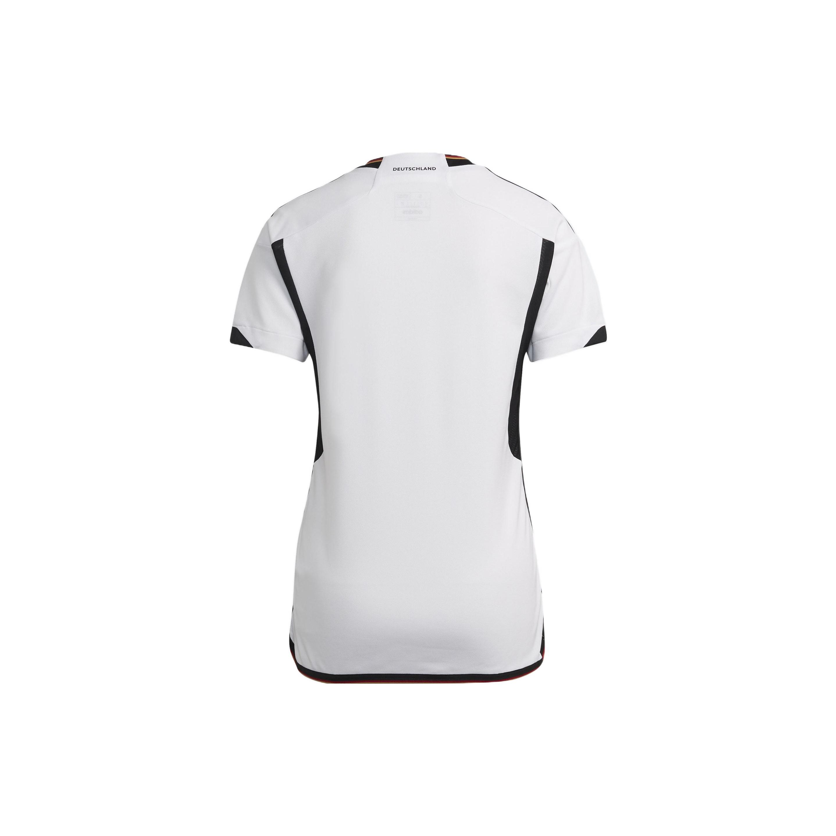 Футболка Adidas с контрастным трехполосным логотипом и круглым вырезом — фото 2