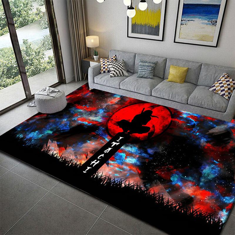 

Naruto Modern Ninja Design Area Rug Durable Non-Slip Carpet for Gaming Room 60x90cm