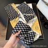 Long Silk Scarf Women's New Small Silk Scarf Printing Simulation Silk Tied Bag Streamer Explosion Sweet Little Scarf