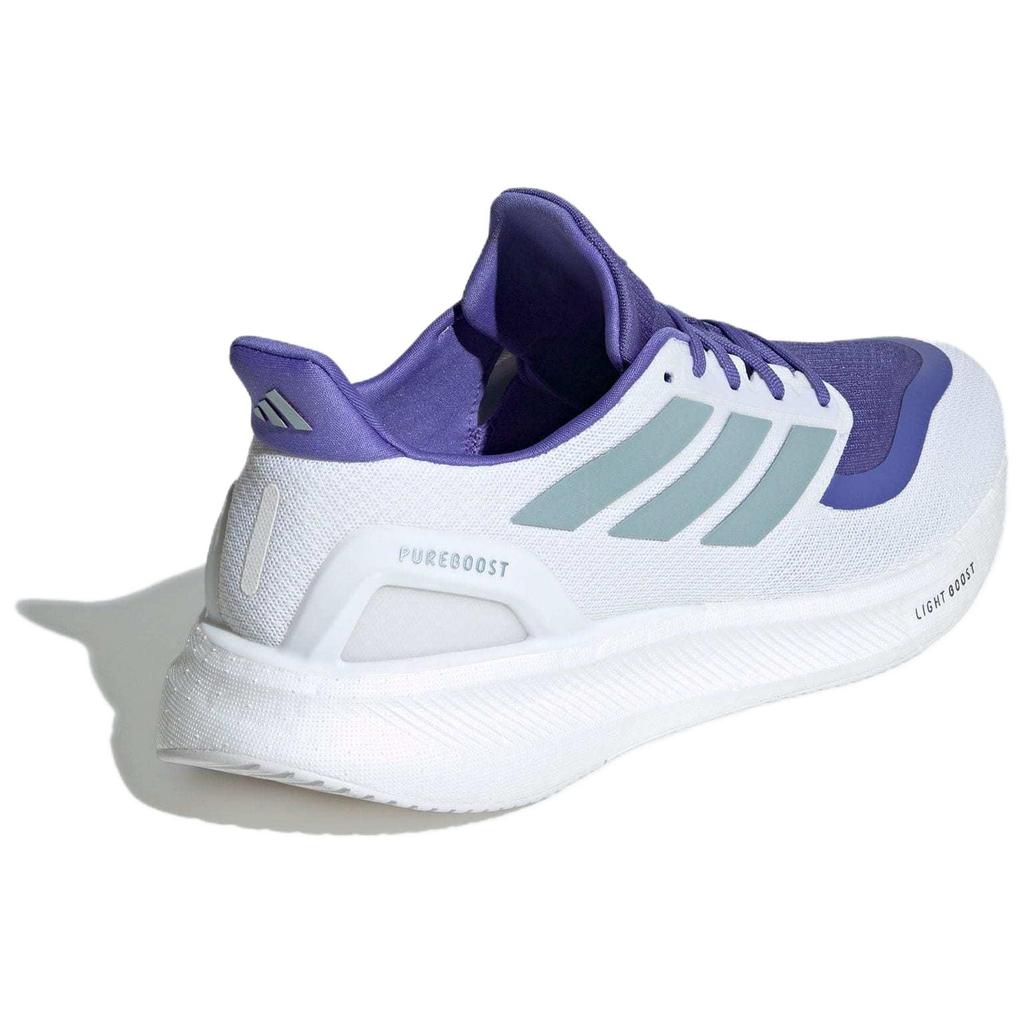 New Adidas Pureboost Anti Slip And Wear Resistant Rebound Low Top BOOST Technology Casual Running Shoes Men's White Blue JH7262