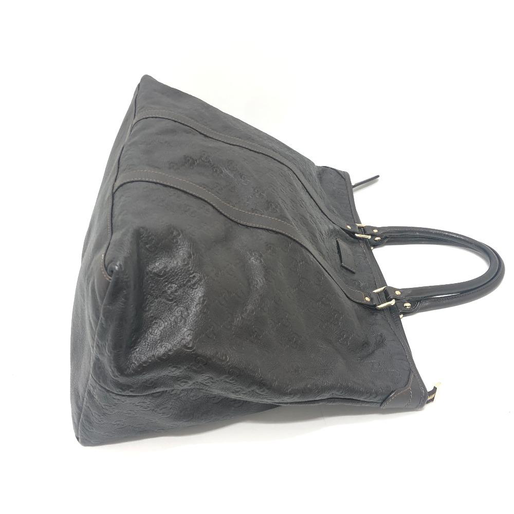 GUCCI 201482 Guccissima Bag Hand Bag Travel Bag Tote Bag Leather Brown