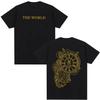 Anime Jojo's Bizarre Adventure Dio Brando The World Manga Magliette Uomo Casual Cotone Y2K Maniche Corte Magliette Oversize Streetwear