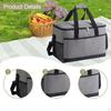 Insulated Lunch Bag Portable Reusable Leakproof Tote Box for Fishing Beach Outdoor Office