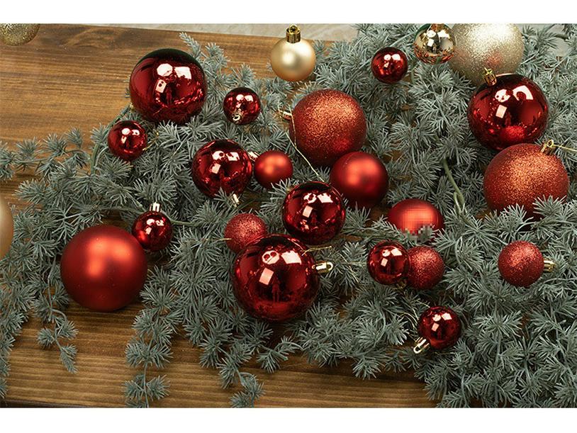 Festive 6CM Gold & 8CM Silver Christmas Balls - Shiny & Matte Hanging Tree Ornaments