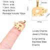 DanLingJewelry 10 sztuk Stal Nierdzewna 304 Zawieszki Słoń z Sercem Zawieszki do Tworzenia Biżuterii Akcesorium Rękodzielnicze 13x16mm