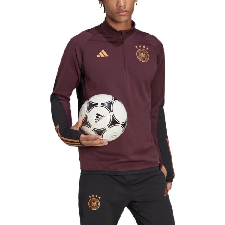 New Adidas Sweatshirt Men's Dark Reddish Purple HF3973