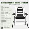 Porch Rocker HIPS Outdoor Rocking Chair High Back 2 Pcs 400 Lbs Weight