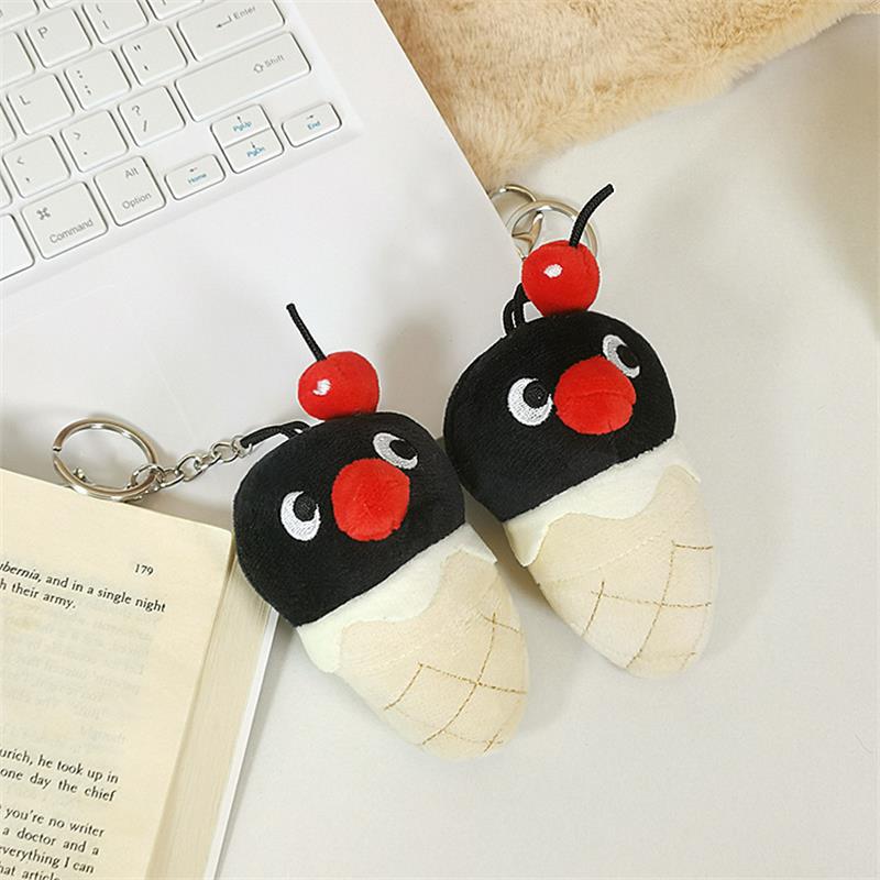 

Милые плюшевые куклы Пингвин Пингу в виде рожка мороженого, мягкая тряпичная кукла, брелок-подвеска, девчачьи украшения для сумки, мягкие игрушки, детские подарки 1 Pcs