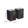 USB Power Mini Speaker With Dynamic LED Lighting For Desktop Gaming And Multimedia Use