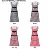 Multicolor Apron Grids Pattern Taslan Cooking Smock Oilproof Waterproof Housework Clothes Hotel Restaurant Chef Barbecue