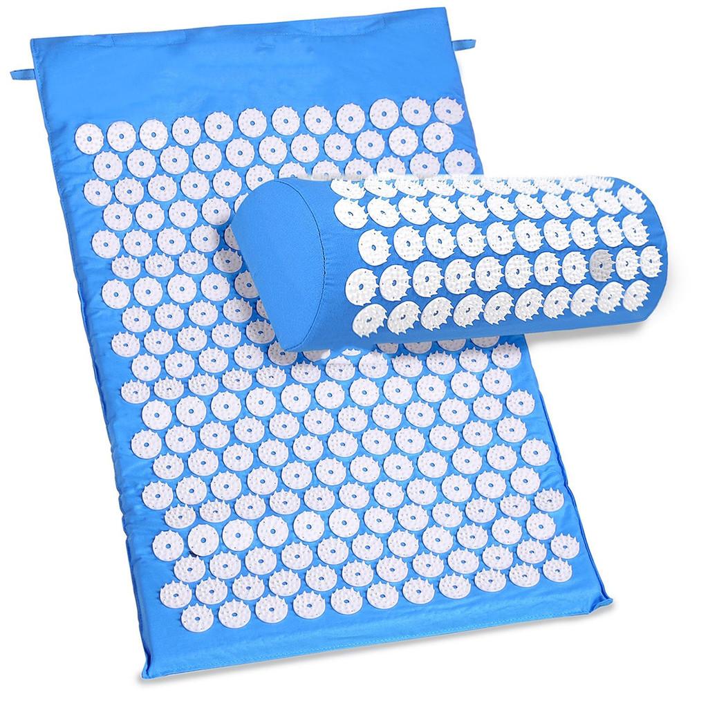 Luxurious Cotton Fabric Sponge Acupressure Mat And Pillow Set For Pain Relief And Relaxation