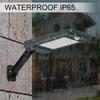 60LEDs IP65 Waterproof White Light 6500K Remote Control Body Induction Solar Wall Light