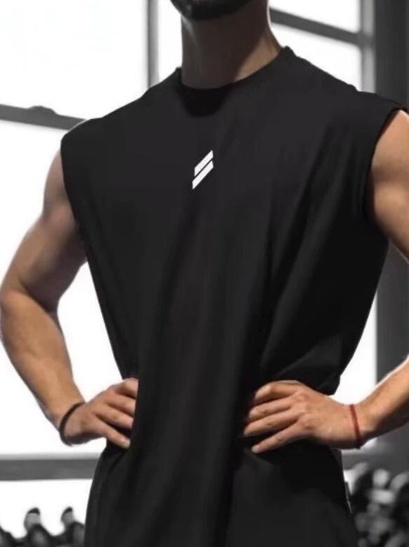 Débardeur de Fitness Respirant à Séchage Rapide en Mesh pour Homme - Coupe Ample, Grandes Tailles, Sans Manches