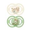 MAM Lollipops Perfect Animals Pacifier - 18+ Months - Silicone - X2 (Model : Rabbit and Strawberries)