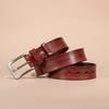 Pure Cowhide Retro Tree Paste Leather Belt Men's Casual Cowhide Belt Men's