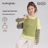Girls' Faux Layered Striped Long-Sleeve T-Shirt