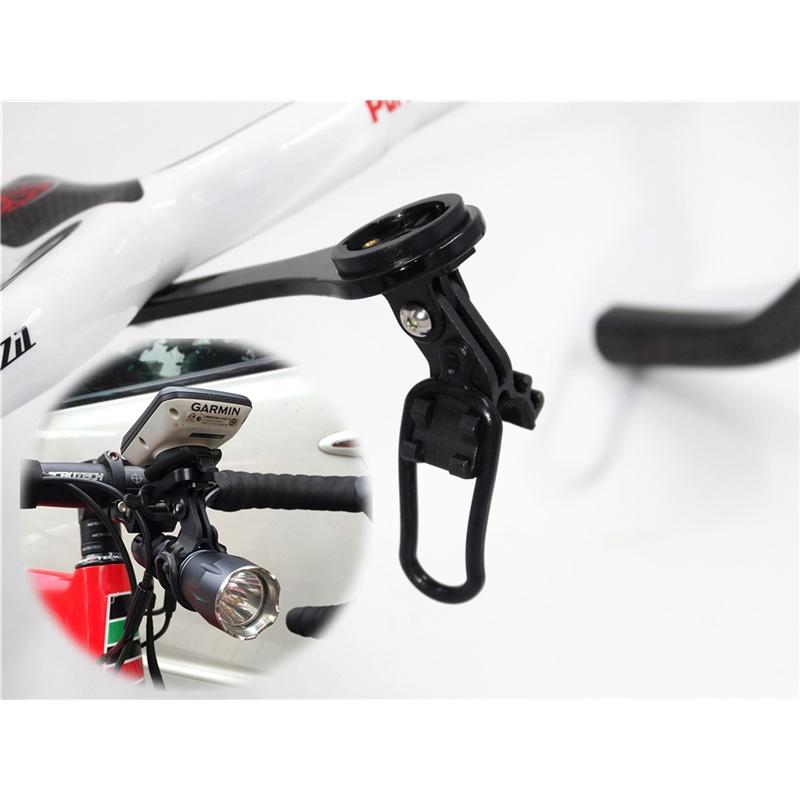 Short Version Bicycle Computer Mount Full Carbon 3K Road MTB Handlebar Mount Holder Support For Cateye Bryton IGpsport Blackbird