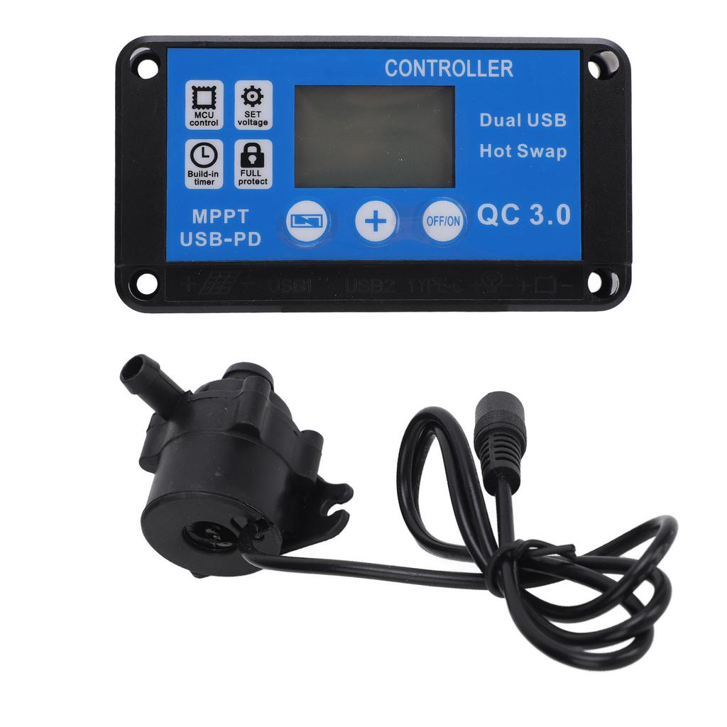 Fountain Water Pump Portable Submersible Fountain Pump with Timing Control and Controller for Rockery Fountain Fish Tank