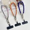 Creative Hand-Woven Mobile Phone Lanyards, Wristbands, Short Rope Strings, Pearl Jewelry, Pendants, Safety Anti-Loss Ropes