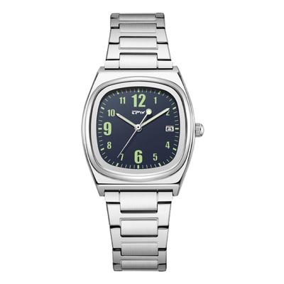 Square Watch Women Calendar Luminous Analog Display Cute Fashion Stainless Steel Band Waterproof Quartz Wristwatch Fashion Accessory - Birthday