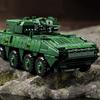Non-Toxic New Stryker Armored Vehicle Moc Bricks Puzzle Toys Ww2 Military Tank Building Blocks Soldier Cars 3D Model Adult Children Kids Gifts