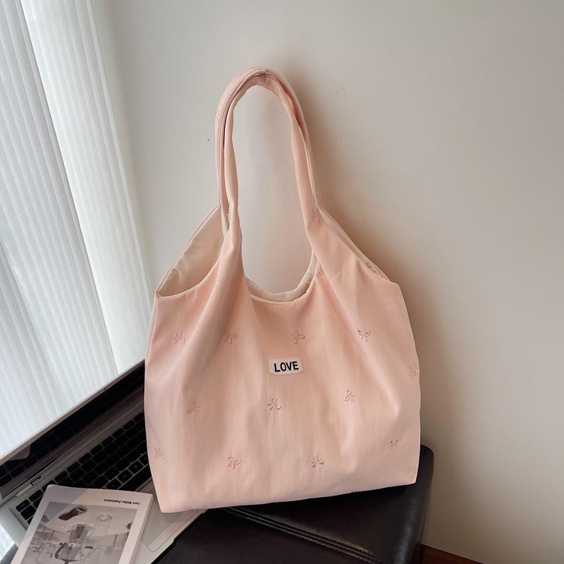 Female tote new fashion women's bag student class large capacity armpit shoulder handbag