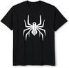 Geometric Spider Graphic Black T-shirt