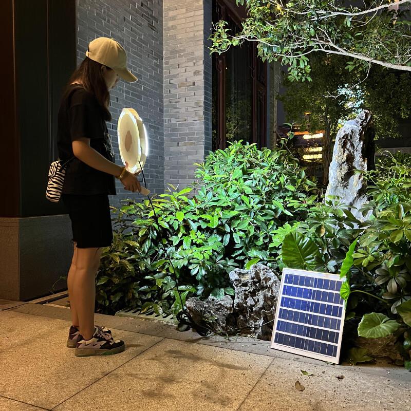 300W Solar Indoor Ceiling Light with 3-Color Modes