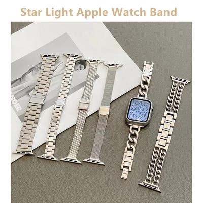 Bracciale da donna serie Star Light per cinturino Apple Watch Ultra 8 7 6 3 4 5 se 2 1 cinturino per iWatch Ultra 49mm 41mm 45mm 40mm 38mm 42mm 44mm