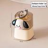 Elegant Pop-Up Toothpick Holder: Stylish Cream Design for Home or Luxury Restaurant Use.