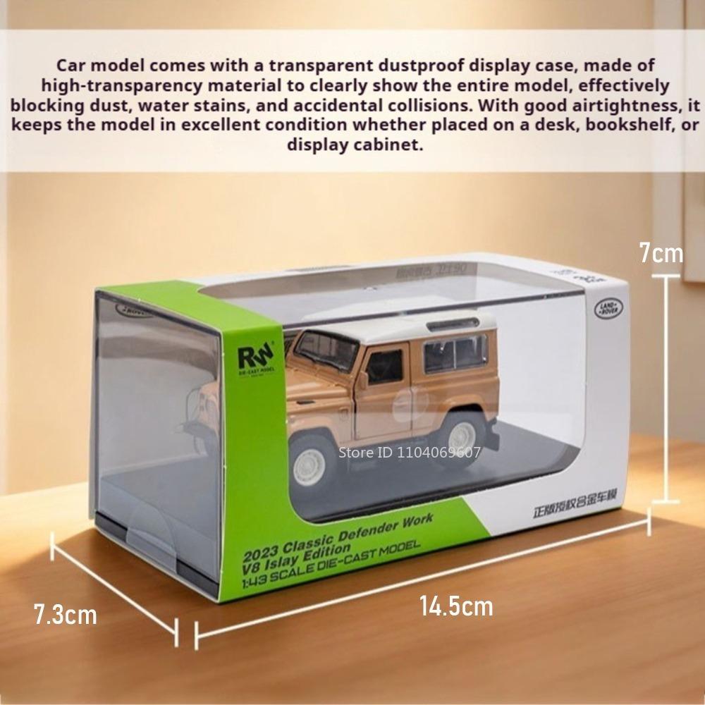 1:43 Land Rover Defender Model Toy Off-road Cars Alloy Diecast Doors Opened Rubber Tires Simulation Interior Ornament Vehicles