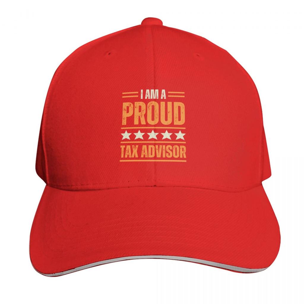 Proud Tax Advisor Baseball Cap Funny Hat Luxury Cap Golf Wear Golf Hat Unisex Womens