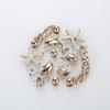 12 Stuks Luxe Kristal Goud Ster Klompen Accessoires Zomer Diy Afneembare Metalen Ketting Schoenen Charms Set Schoenen Decoraties voor Koppels