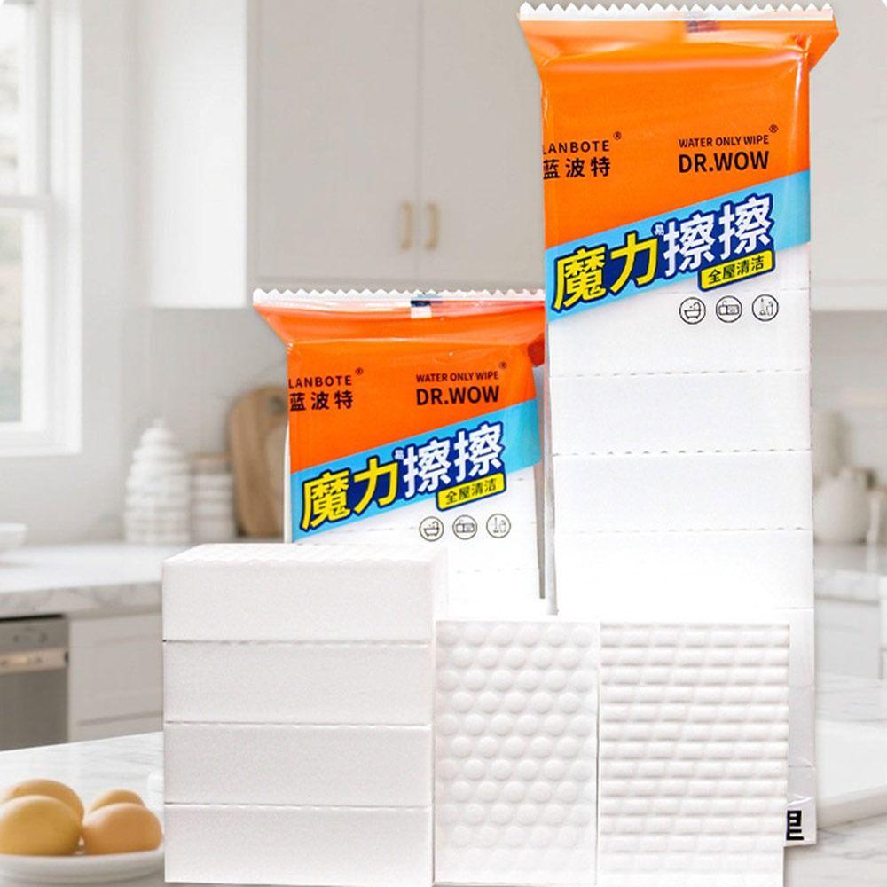 10Pcs Double Sided Nano Cleaning Sponge Compressed Cleaning Eraser Block Home Cleaning