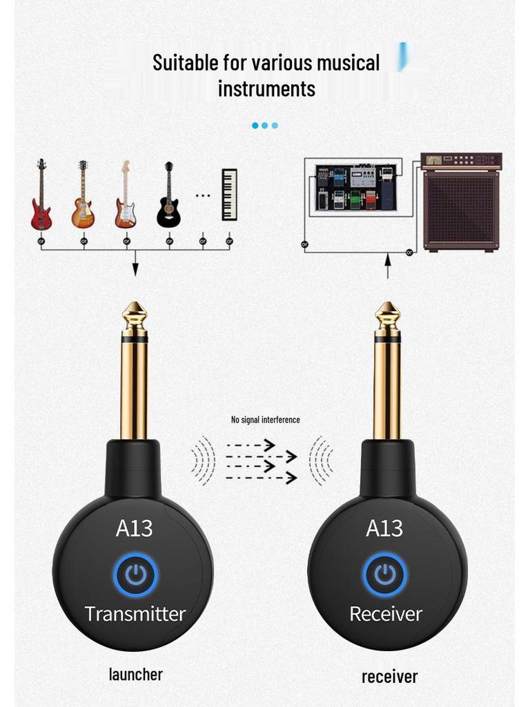 A8-A14 Wireless Guitar Audio Transmission System