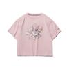 Li Ning X Disney Crop Tops Women's Pink Crew Neck Moderate AHSR208-2