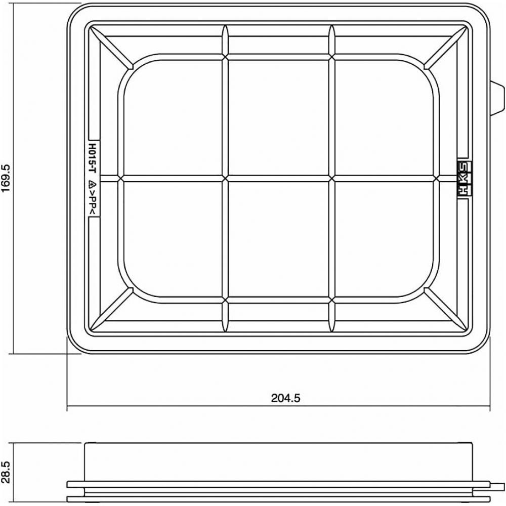 Hks Super Air Filter N wgN Custom Jh1 Jh2.fd1 N Box Jf1 Jf2 Rt1 Rt2 Rt3 Rt4