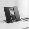 Metal Book Stand Hands Desktop Holder Compact Reading Rest for Readers, Students, Desk, Study,